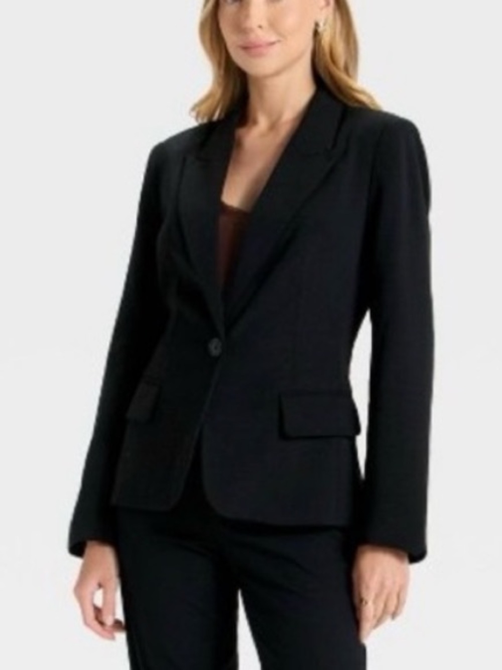 Signature Black Fitted Blazer - A New Day